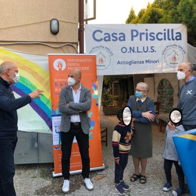 Materiale sportivo per i bambini di Casa Priscilla